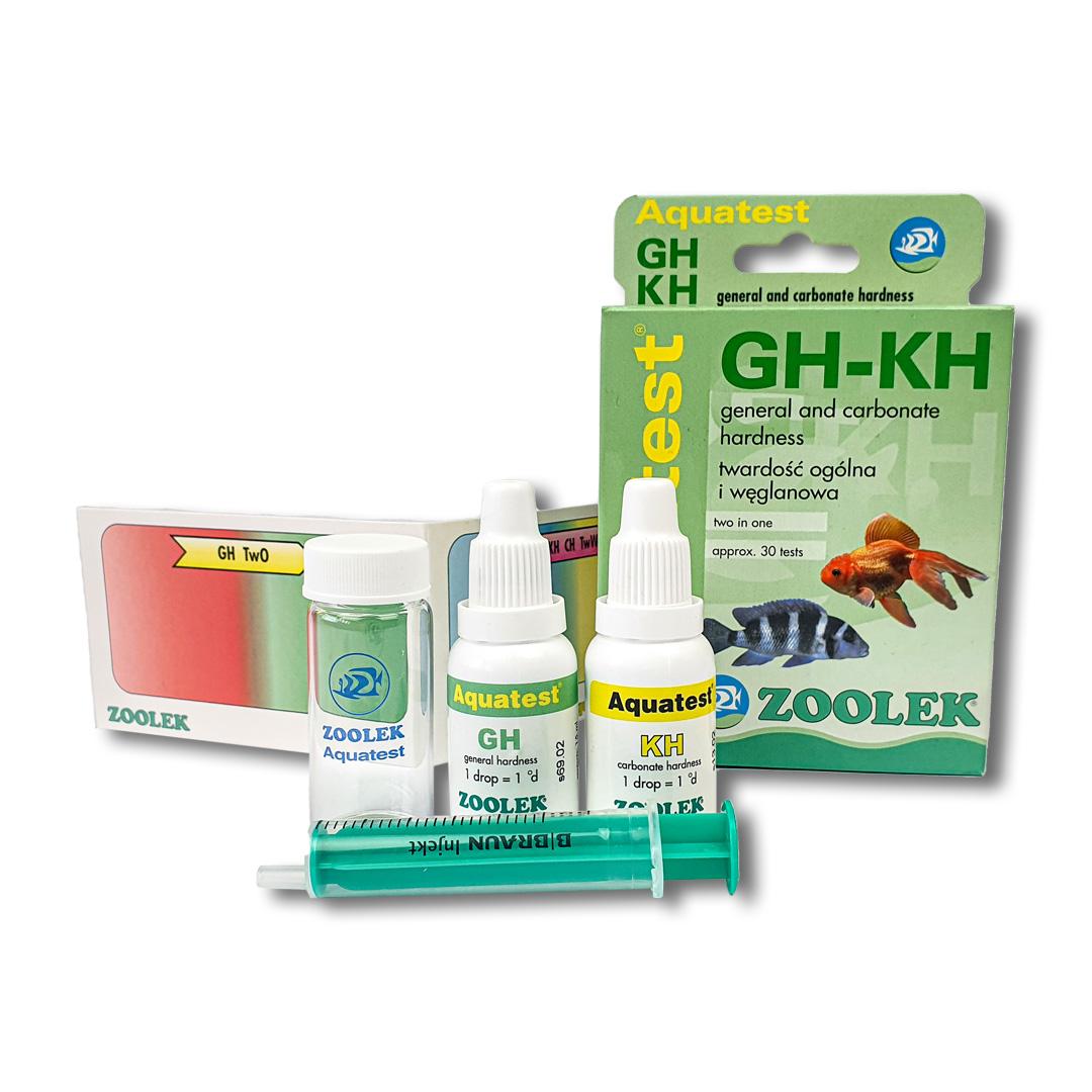 Aquatest GH-KH Test do wody w oczku i akwarium 3 Aquatest GH-KH zestaw